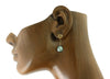 Tahitian pearl earrings - 18k yellow gold with diamonds - Forever -EAYDPE00110