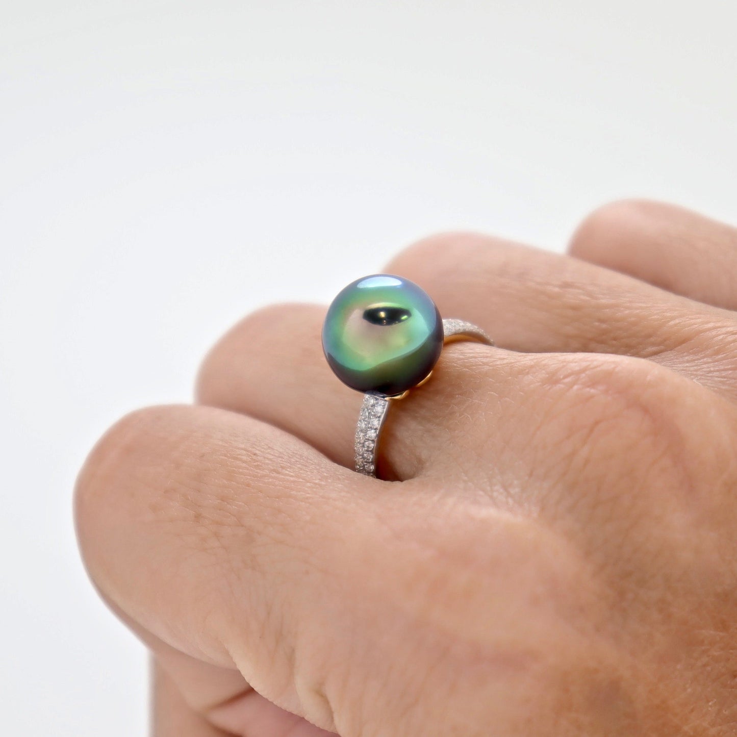 Tahitian Pearl Ring - Eternity Collection