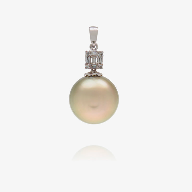 Tahitian Pearl Pendant - Eternity Collection - PEPOGD2954