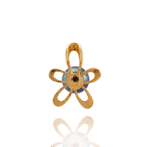 Tahitian pearl pendant in 18k yellow gold - Tiare Tahiti - PEYGPE01159