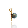 Tahitian pearl pendant in 18k yellow gold - Tiare Tahiti - PEYGPE01159