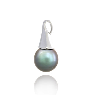 Tahitian pearl pendant - Sterling silver - PESVPE00470