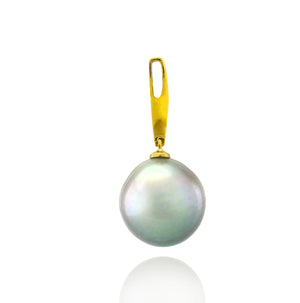 Tahitian pearl pendant in 18k yellow gold - Timeless Elegance - PEYGPE01108