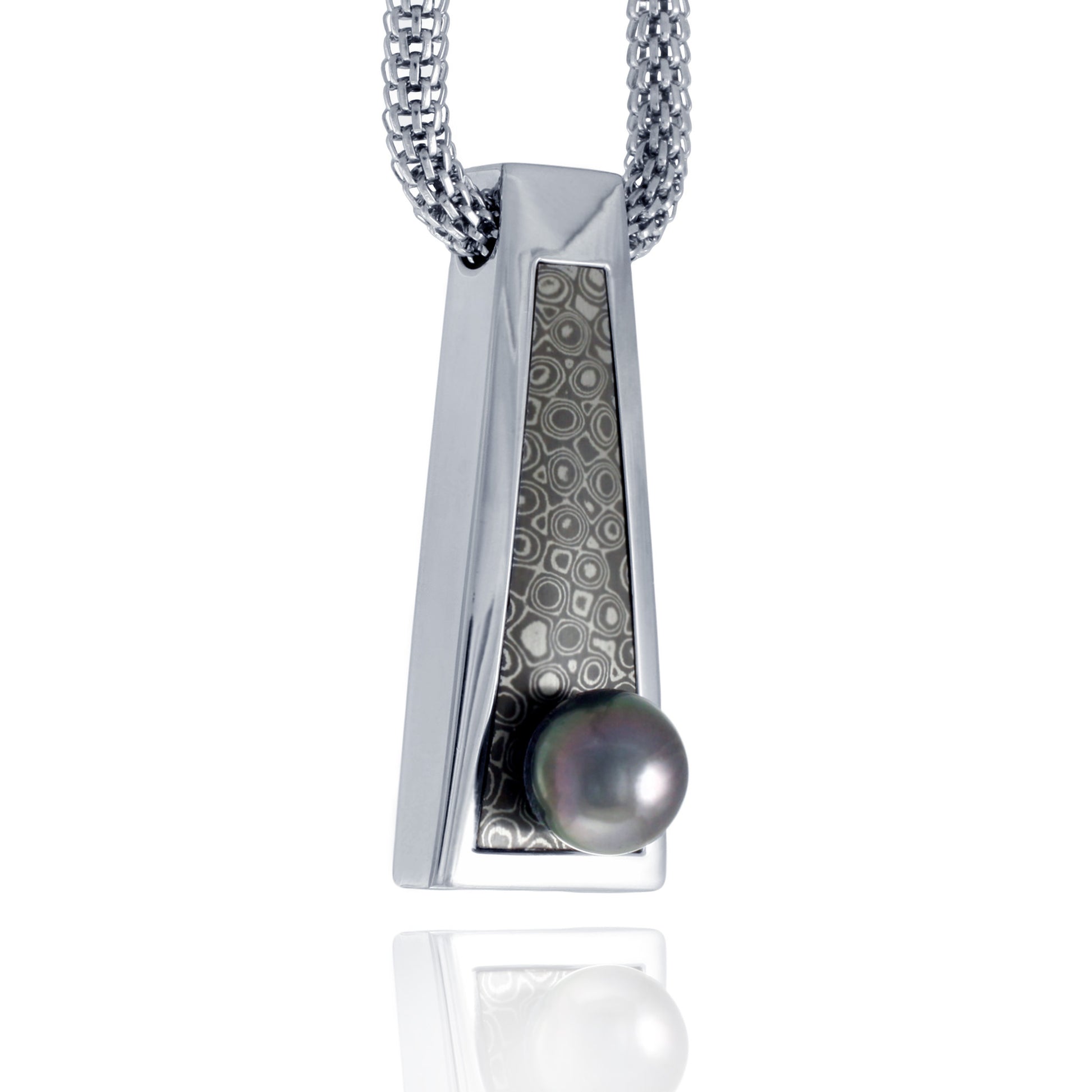 Tahitian pearl necklace - Tribal Identity - NDSSPE00039