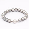 Tahitian Pearl Bracelet with Grey pearls - BRPOGX2100
