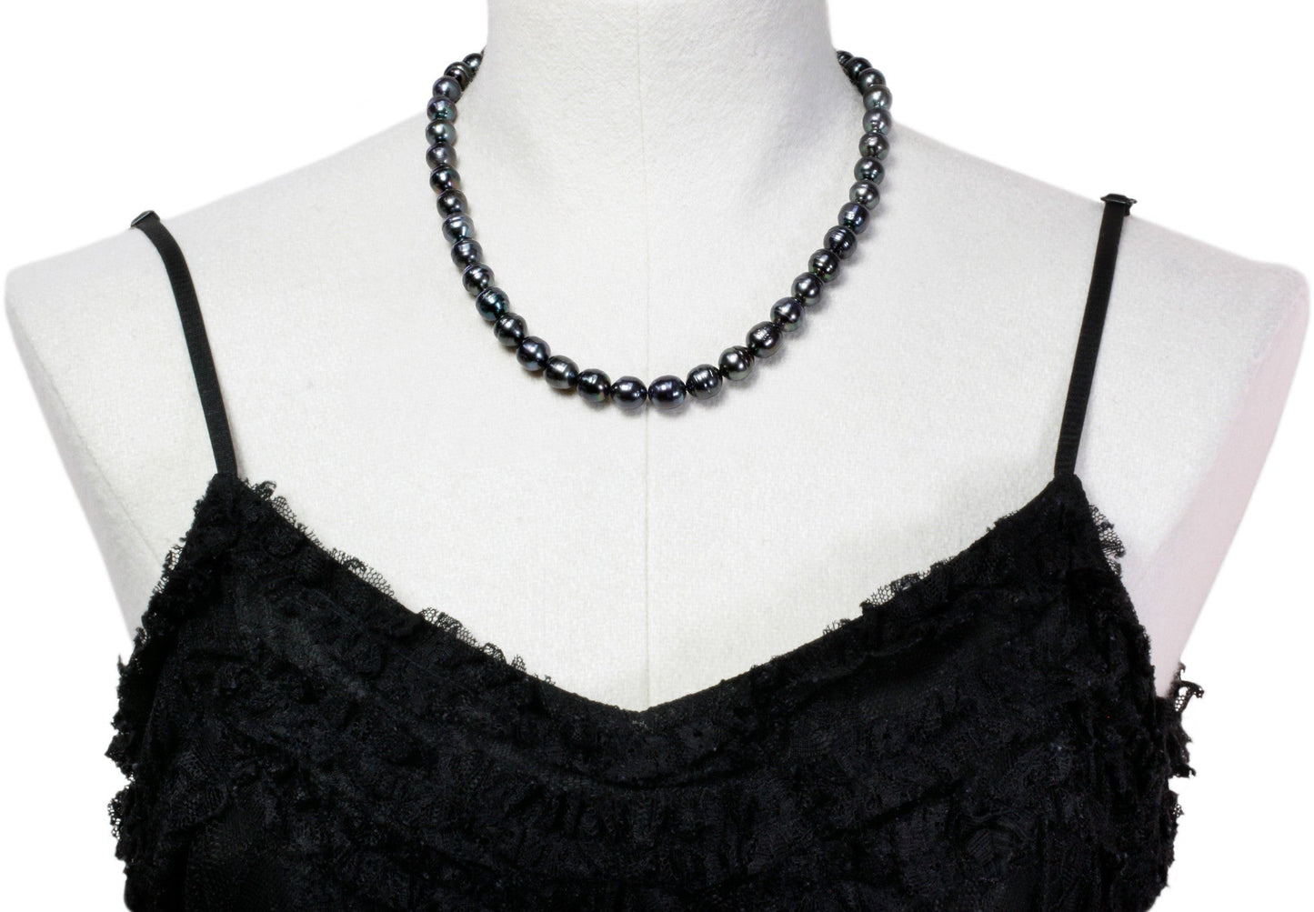 Tahitian pearl strand - Silver clasp