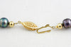 Tahitian pearl strand - Gold plated clasp - NECAUN02249