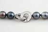 Tahitian pearl strand - Silver clasp - NESVPE01080