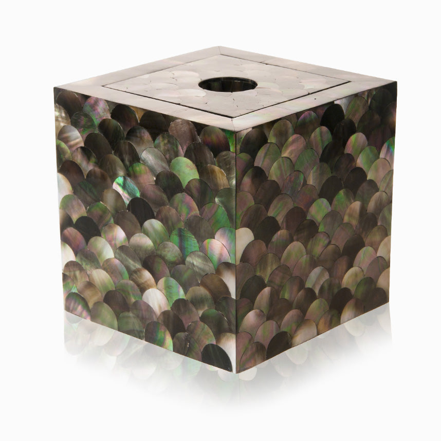 Caja de algodón nácar