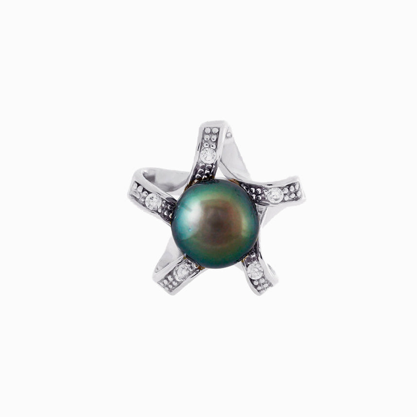 Tahitian pearl pendant in silver - Tiare Tahiti — photo 2