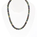 Tahitian pearl strand - 9K yellow gold clasp - C4OJX242