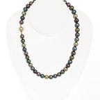 Tahitian pearl strand - 9K yellow gold clasp - C4OJX242