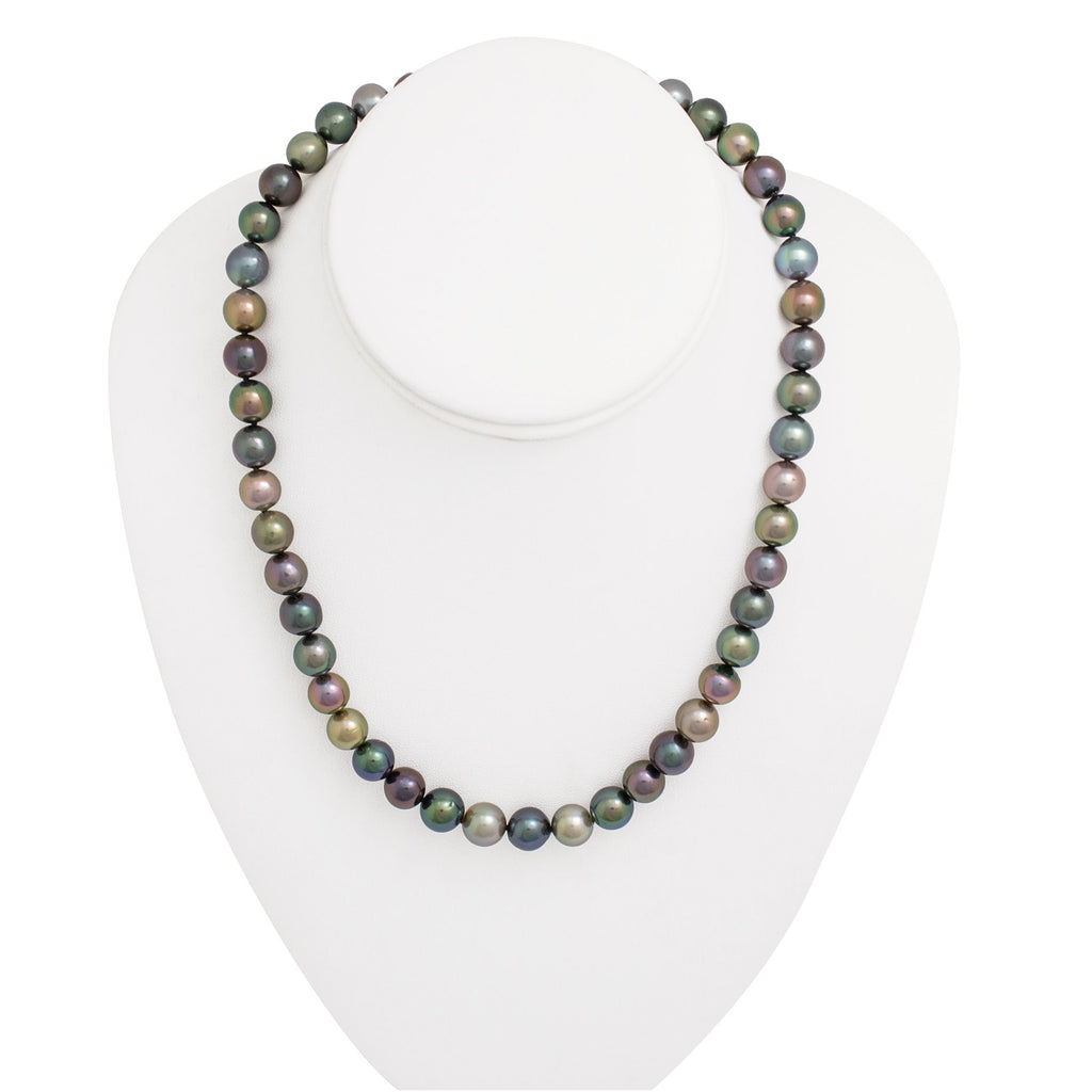 Tahitian pearl strand - Silver clasp - C7AXX420