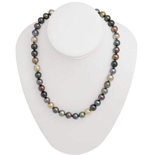 Tahitian pearl strand - Silver clasp