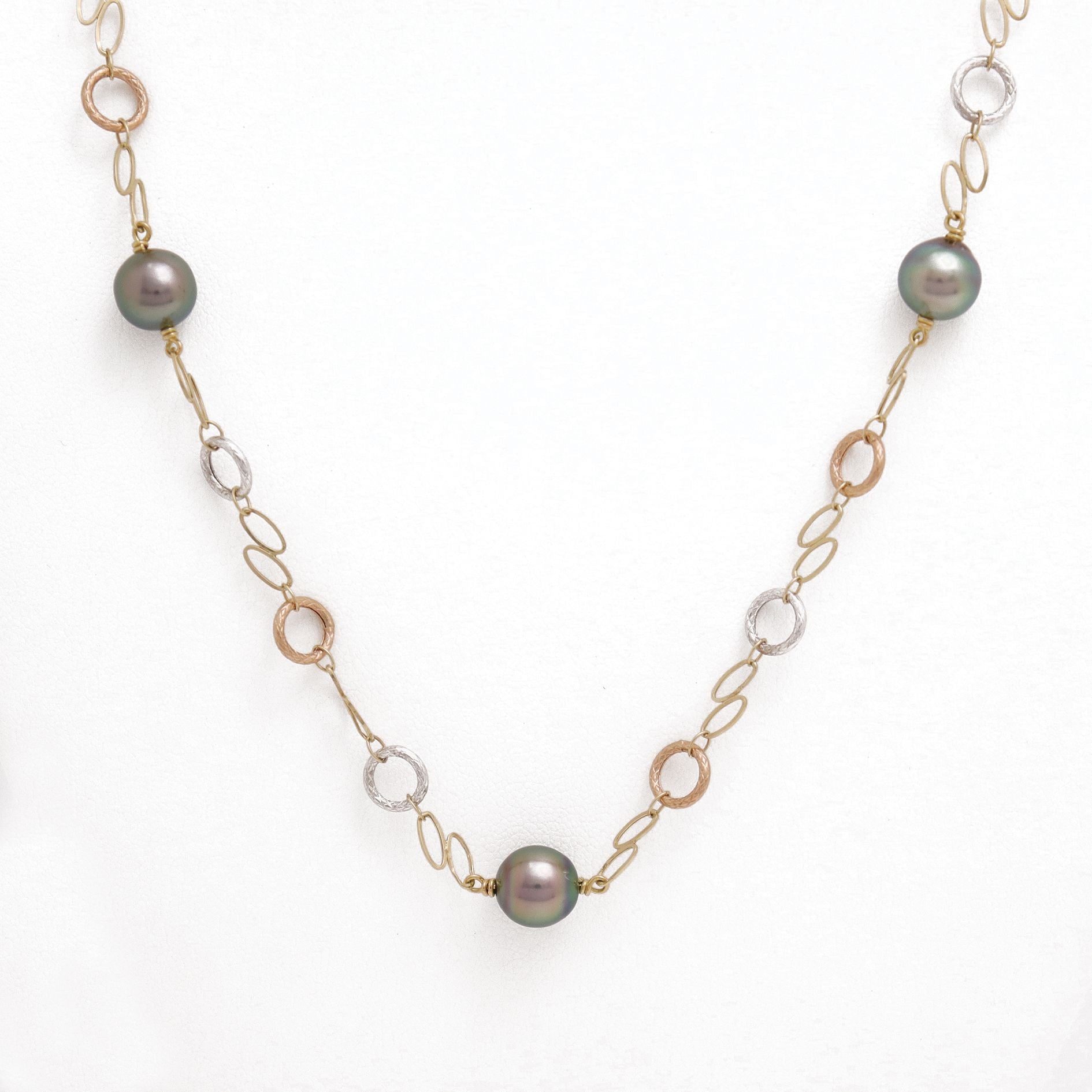 11mm-14mm Opera Length Tahitian Pearl Necklace — Shreve, Crump & Low