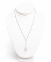 Tahitian pearl necklace - 18k white gold - CDTOGX1310