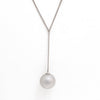 Tahitian pearl necklace - 18k white gold - CDTOGX1310