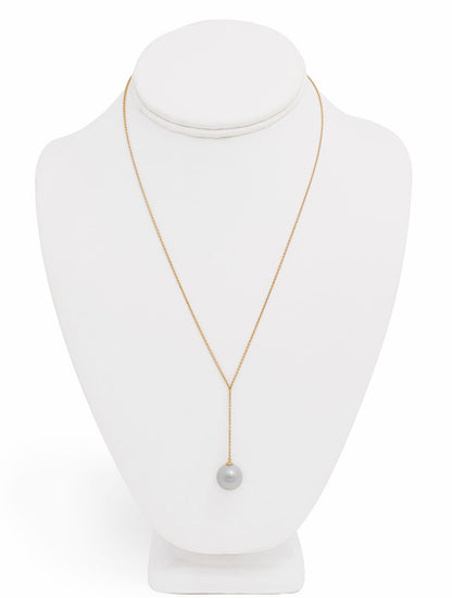 Collar de perlas de Tahití - oro amarillo de 18 k