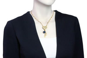 Colgante de perlas de Tahití - 14k oro amarillo - Forever -NDYGPE00029