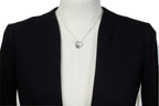 Tahitian pearl pendant 18k white gold with diamonds - Forever
