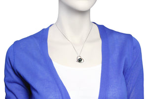 Colgante de perlas de Tahití - 18k oro blanco - Forever -PEWGPE01168