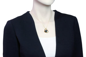 Colgante de perlas de Tahití - 18k oro amarillo - Forever -PEYGPE01084