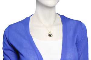 Colgante de perlas de Tahití - 18k oro amarillo - Forever -PEYGPE01084