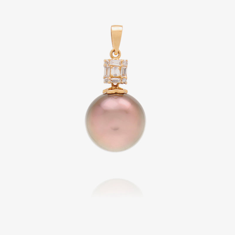 Tahitian Pearl Pendant - Eternity Collection - PEPOJD2953