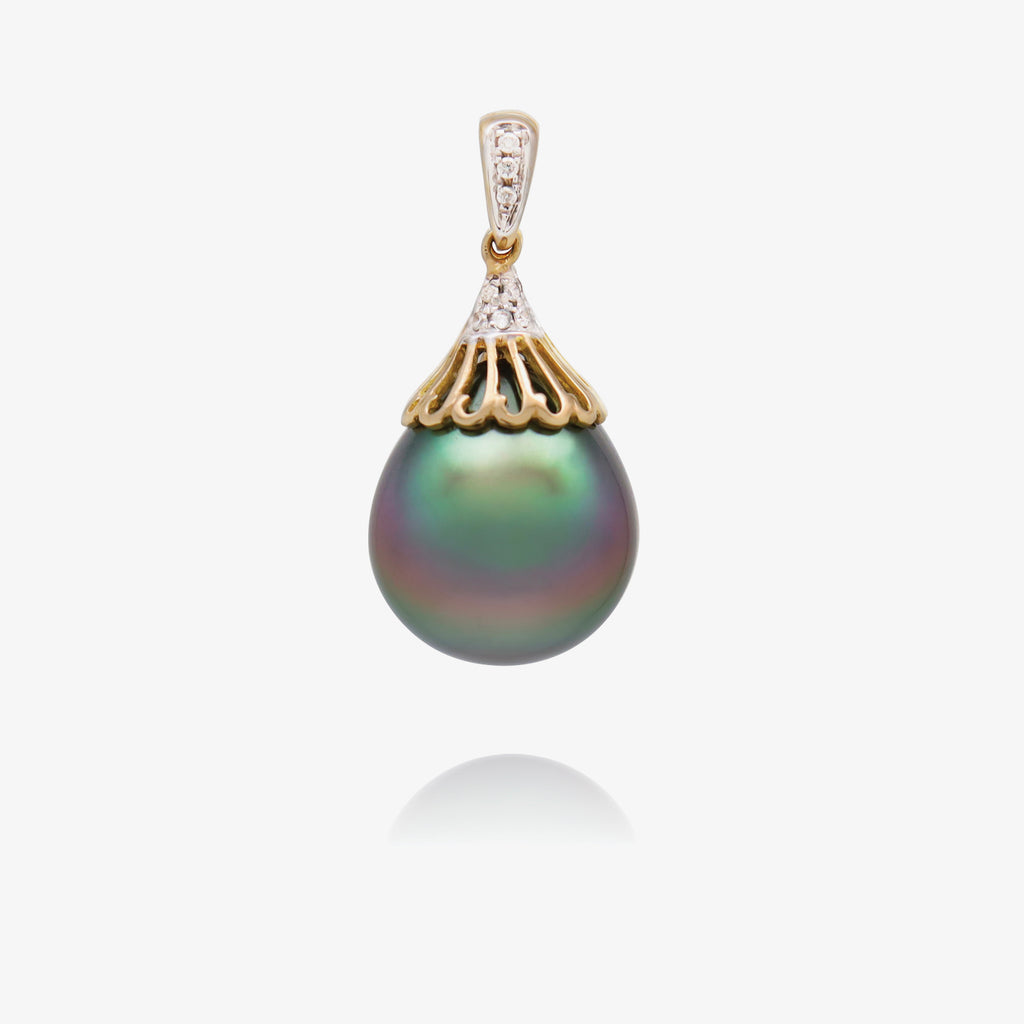 Tahitian Pearl Pendant - Eternity Collection - PEPOJD2955