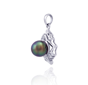 Tahitian pearl pendant in silver - Sterling silver - PESZPE00060