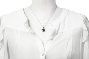 Pendentif perle de Tahiti en or blanc 18 carats - Tiare Tahiti