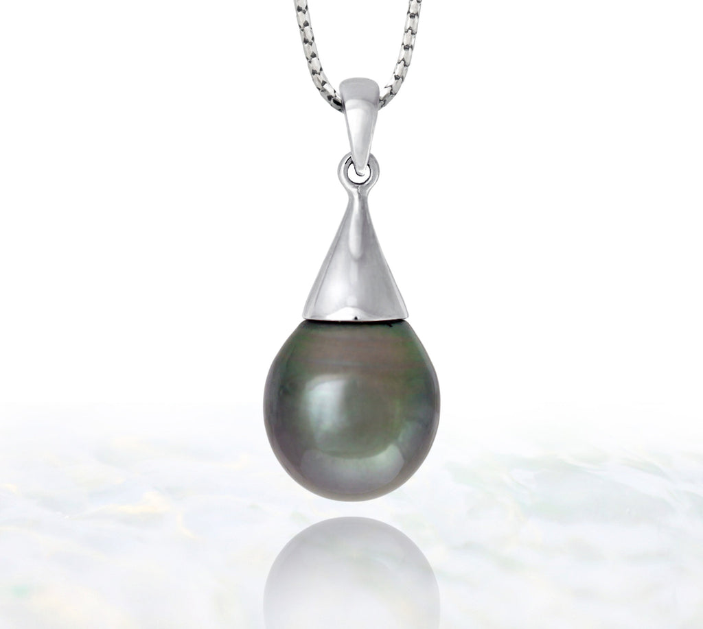 Tahitian pearl pendant - Sterling silver - PESVPE01760