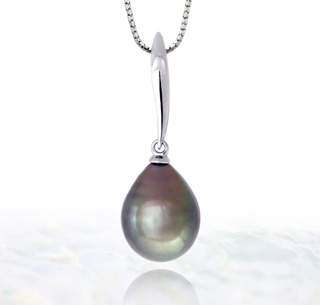 Tahitian pearl pendant - Sterling silver - PESVPE01782