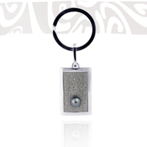 Llavero de perlas de Tahití - Identidad tribal - KCSSPE00003