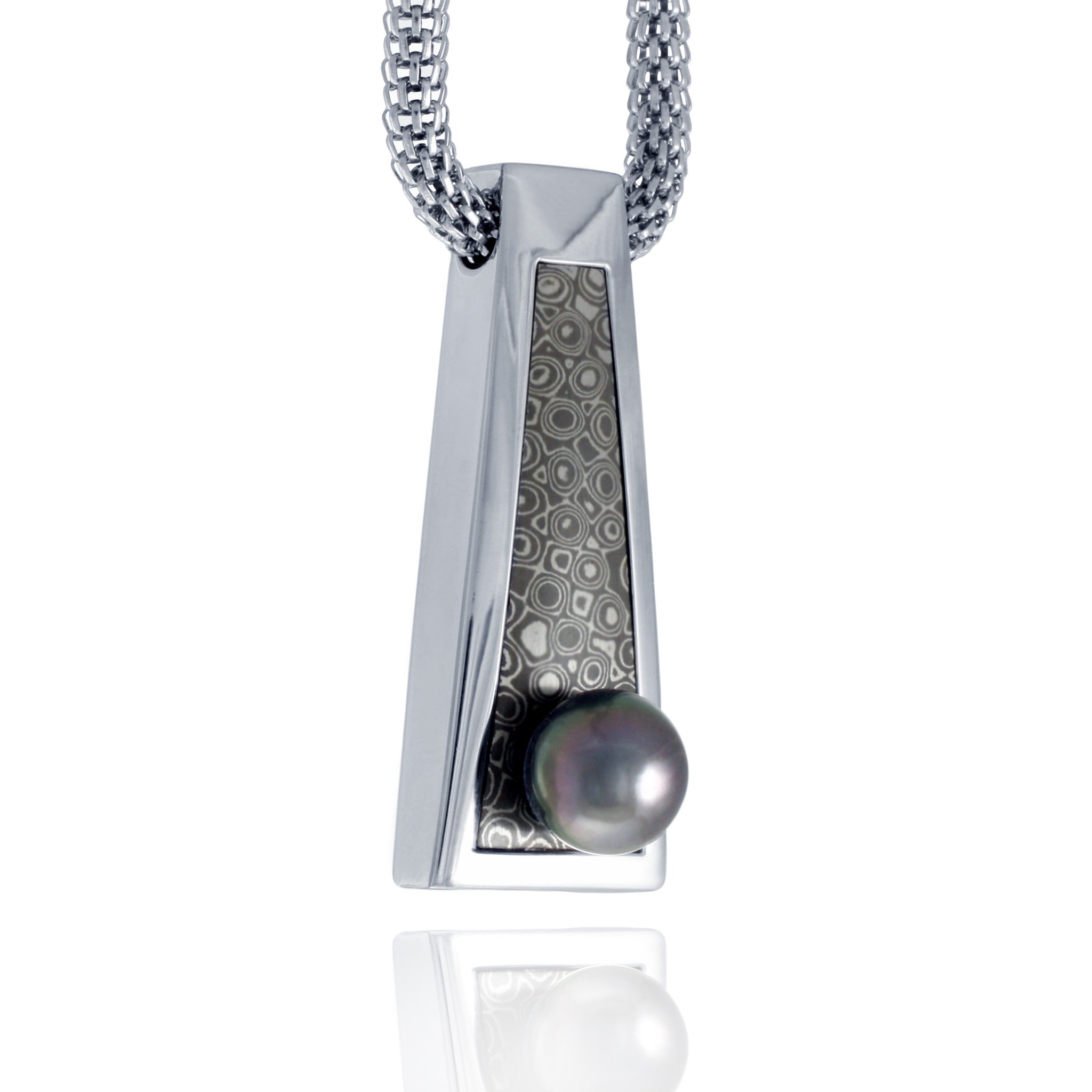 Tahitian pearl necklace - Tribal Identity - NDSSPE00039