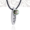 Tahitian pearl necklace - Tribal Identity - NDSSPE00049