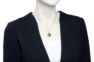 Pendentif perle de Tahiti en argent - Identité Tribal - PESVPE00035