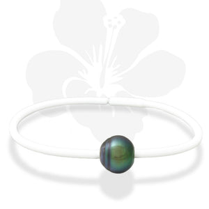 Tahitian pearl bracelet - Aloha! - BROMPE00233b