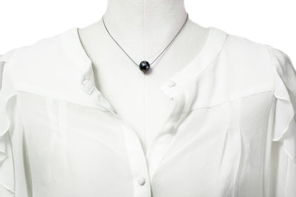 Collar de perlas de Tahití - Diseño flotante - Perla de tatuaje