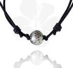 Tahitian engraved pearl necklace - Tattoo Pearl - DVOMPE00011