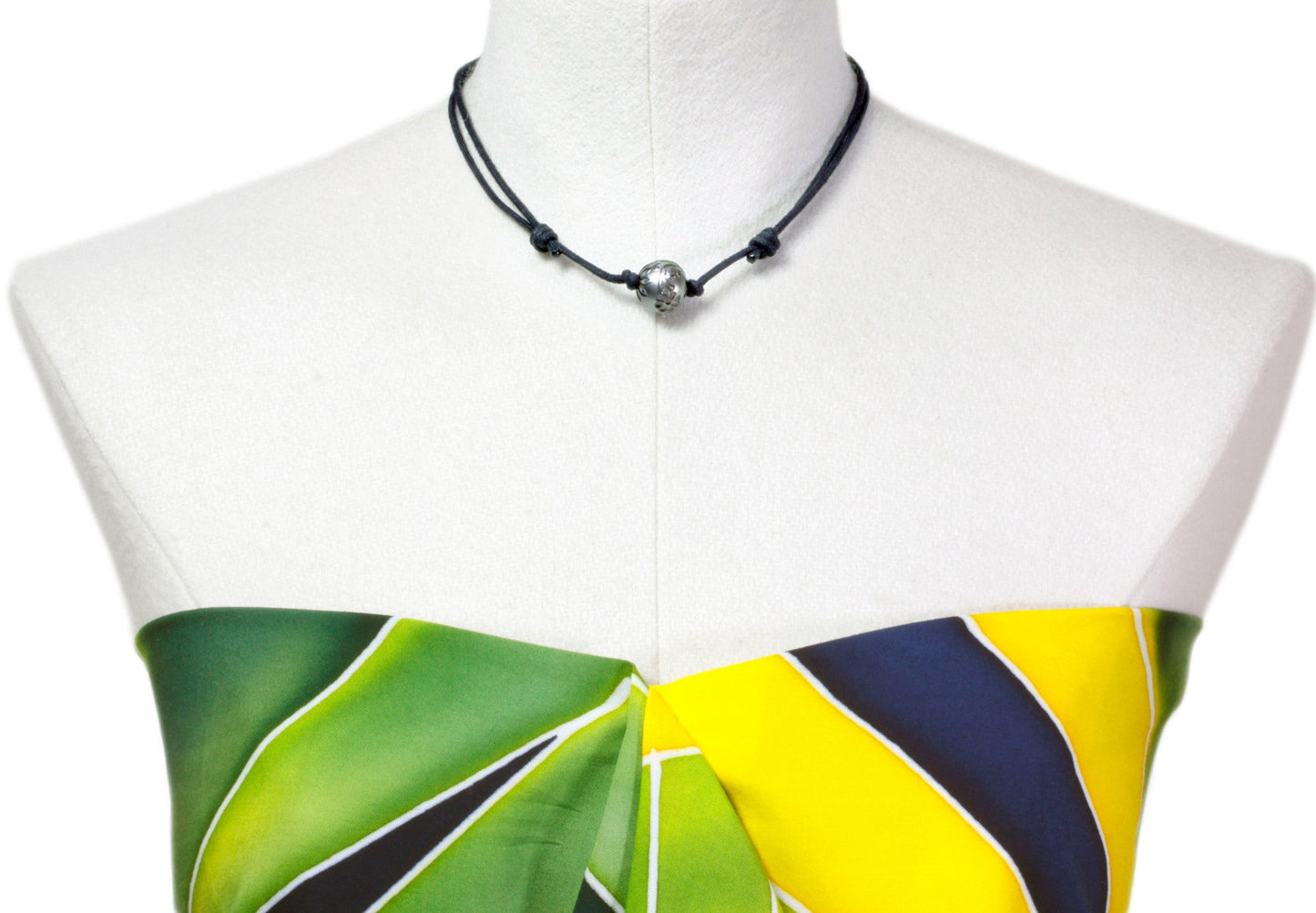 Tahitian engraved pearl necklace - Tattoo Pearl