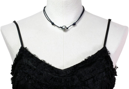 Tahitian engraved pearl necklace - Tattoo Pearl