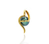 Pendentif perle de Tahiti en or jaune 18k - Gouttes de rosée - PEYGPE01096