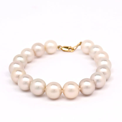 Pulsera de perlas de Tahití con perlas blancas - BRPOJX1613