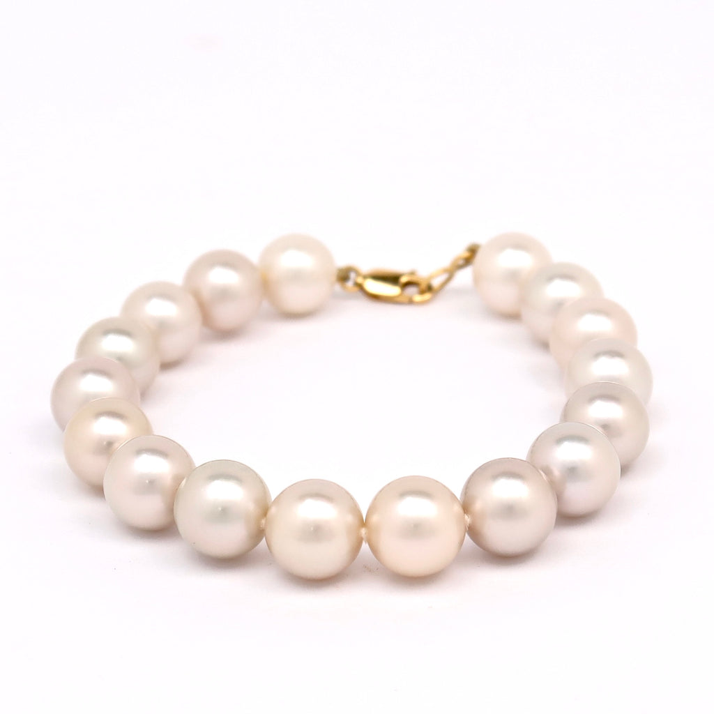 Tahitian Pearl Bracelet with White pearls - BRPOJX1613