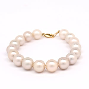 Bracelet en perles de Tahiti et perles blanches - BRPOJX1613