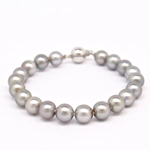 Pulsera de perlas de Tahití con perlas grises - BRPOGX2100