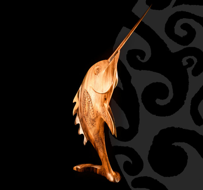 Haura sculpted in a magnificent Marquesian wood