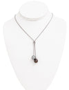 Collar de perlas "Toi & Moi" - Plata de ley