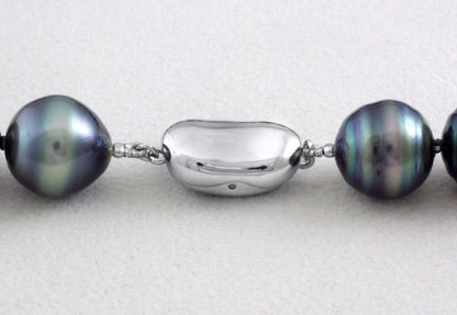 Tahitian pearl strand - Silver clasp